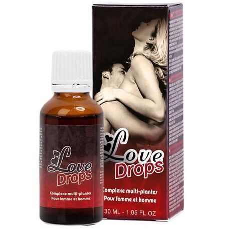 Imagen del artículo erótico LOVE DROPS GOTAS DEL AMOR ESTIMULANTES 30ML de RUF en la sección Afrodisiacos|Sensibilizantes de Millenial Sexshop.