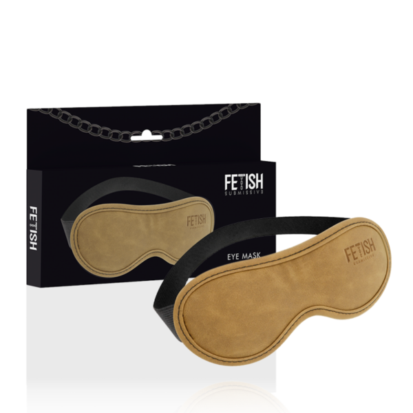 Imagen del artículo erótico FETISH SUBMISSIVE ORIGEN ANTIFAZ CUERO VEGANO CON FORRO DE NEOPRENO de FETISH SUBMISSIVE ORIGIN en la sección Lenceria|Accesorios de Millenial Sexshop.