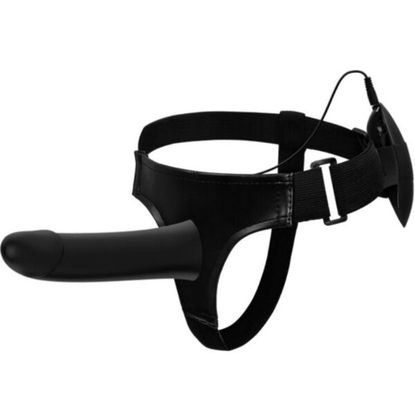 Imagen del artículo erótico PRETTY LOVE - VITO STRAP ON CON DILDO HUECO Y VIBRACION 17.3 CM de PRETTY LOVE MALE en la sección JUGUETES BIENESTAR |Juguetes para Hombres|Accesorios para el pene|Extensor pene con Arnés de Millenial Sexshop.