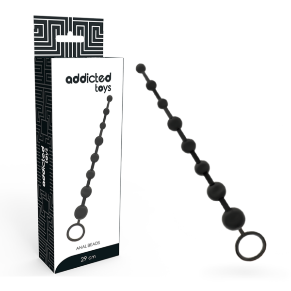 Imagen del artículo erótico ADDICTED TOYS - ANAL BEADS 29 CM NEGRO de ADDICTED TOYS en la sección JUGUETES BIENESTAR |Juguetes para Mujeres|Bolas Chinas|Bolas Anales de Millenial Sexshop.