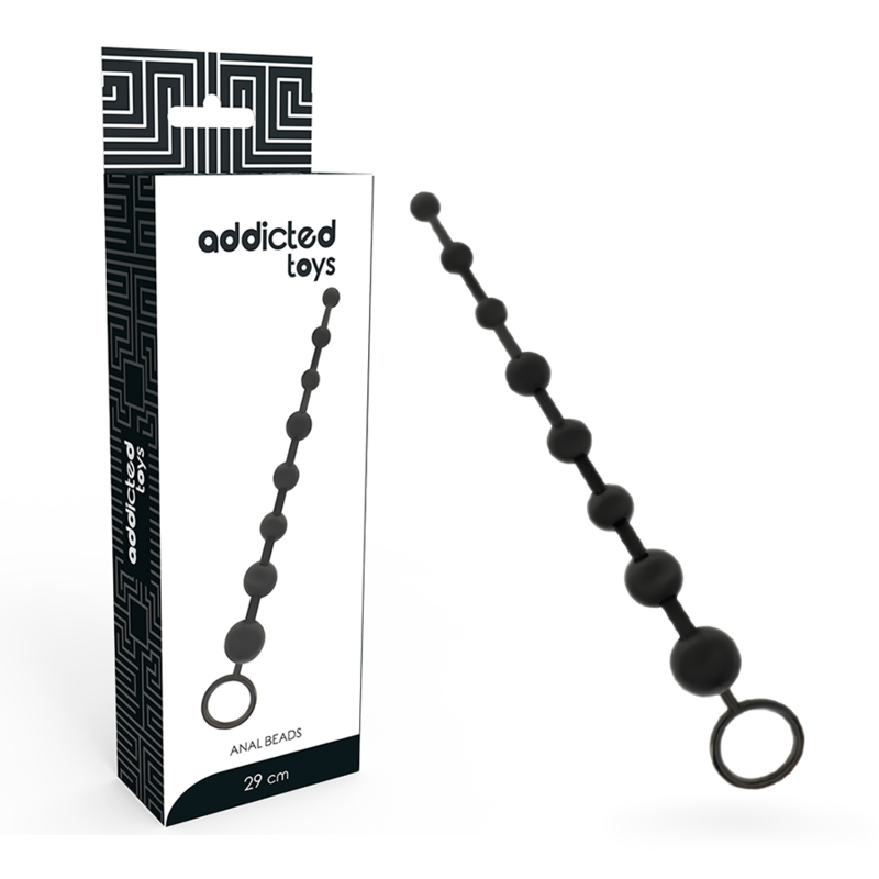 ADDICTED TOYS - ANAL BEADS 29 CM NEGRO-MillenialSexshop-ADDICTED TOYS Imagen del artículo erótico ADDICTED TOYS - ANAL BEADS 29 CM NEGRO de ADDICTED TOYS en la sección JUGUETES BIENESTAR |Juguetes para Mujeres|Bolas Chinas|Bolas Anales de Millenial Sexshop.