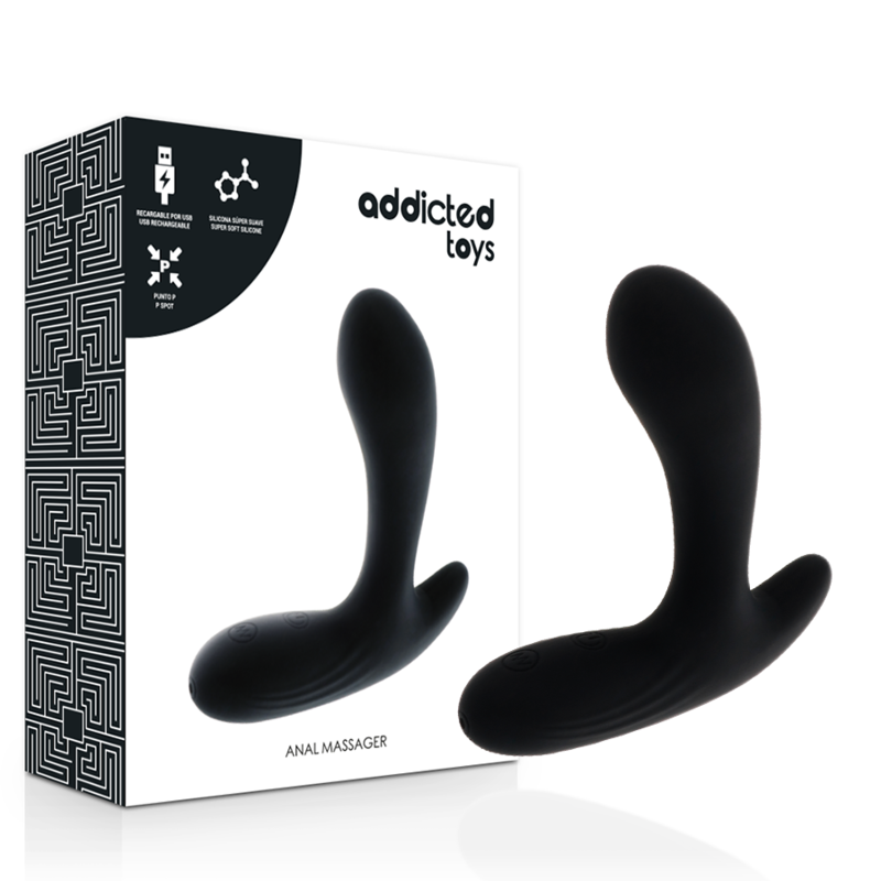 Imagen del artículo erótico ADDICTED TOYS - ANAL MASSAGER BLACK VIBRATION de ADDICTED TOYS en la sección JUGUETES BIENESTAR |Anal|Vibradores Anales de Millenial Sexshop.