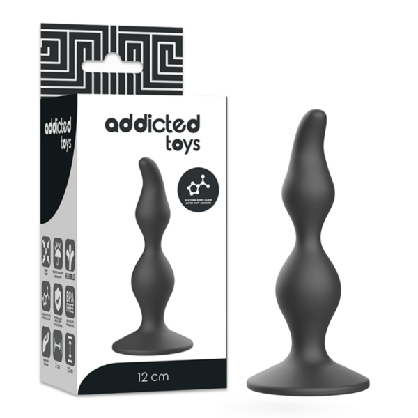 Imagen del artículo erótico ADDICTED TOYS - ANAL SEXUAL PLUG 12 CM NEGRO de ADDICTED TOYS en la sección JUGUETES BIENESTAR |Anal|Plugs Anales de Millenial Sexshop.