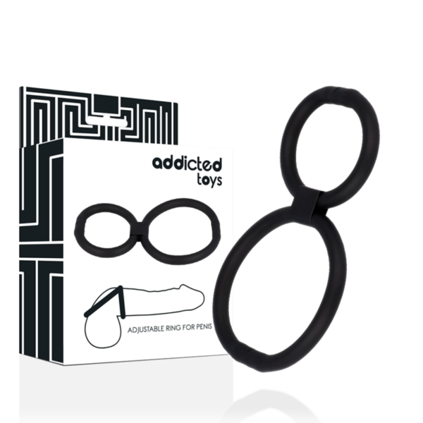 Imagen del artículo erótico ADDICTED TOYS - ANILLAS AJUSTABLE PENE de ADDICTED TOYS en la sección JUGUETES BIENESTAR |Juguetes para Hombres|Accesorios para el pene|Anillos Pene|Anillos sin vibración de Millenial Sexshop.