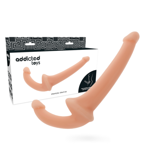 Imagen del artículo erótico ADDICTED TOYS - DILDO CON ARNÉS SIN SUJECIÓN NATURAL de ADDICTED TOYS en la sección JUGUETES BIENESTAR |Arneses|Arneses sin Vibración de Millenial Sexshop.