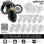 ADDICTED TOYS LOCKED - CHASTITY DEPTHS JAULA PARA PENE 7,5 CM - Imagen 7