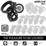 ADDICTED TOYS LOCKED - GILDEN CAGE JAULA PARA PENE DE SILICONA 8,5 CM - Imagen 7
