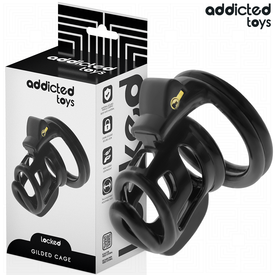 Imagen del artículo erótico ADDICTED TOYS LOCKED - GILDEN CAGE JAULA PARA PENE DE SILICONA 8