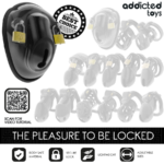 ADDICTED TOYS LOCKED - KEYLESS RESTRAINT JAULA PARA PENE 11,5 CM - Imagen 7