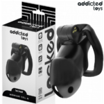 Imagen del artículo erótico ADDICTED TOYS LOCKED - MINDNIGHT CELL JAULA PARA PENE 4.2 CM TALLA M de ADDICTED TOYS LOCKED en la sección BDSM & BONDAGE |Artículos BDSM|Jaulas Pene BDSM de Millenial Sexshop.