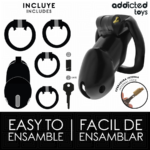 ADDICTED TOYS LOCKED - MINDNIGHT CELL JAULA PARA PENE TALLA L - Imagen 4