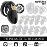 ADDICTED TOYS LOCKED - OBSIDIAN HOLD JAULA PARA PENE TALLA S - Imagen 7