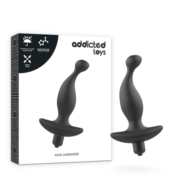 Imagen del artículo erótico ADDICTED TOYS - MASAJEADOR ANAL CON VIBRACIÓN NEGRO MODELO 1 de ADDICTED TOYS en la sección JUGUETES BIENESTAR |Anal|Vibradores Anales de Millenial Sexshop.