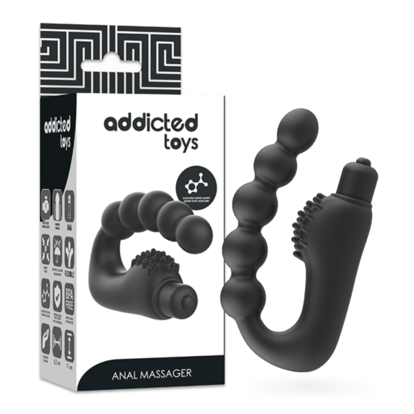 Imagen del artículo erótico ADDICTED TOYS - MASAJEADOR ANAL PROSTÁTICO CON VIBRACIÓN de ADDICTED TOYS en la sección JUGUETES BIENESTAR |Anal|Vibradores Anales de Millenial Sexshop.