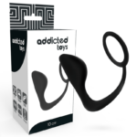 Imagen del artículo erótico ADDICTED TOYS - PLUG ANAL CON ANILLO PENE NEGRO de ADDICTED TOYS en la sección JUGUETES BIENESTAR |Juguetes para Hombres|Accesorios para el pene|Anillos Pene|Anillos con Plug de Millenial Sexshop.