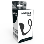 ADDICTED TOYS - PLUG ANAL CON ANILLO PENE NEGRO - Imagen 4
