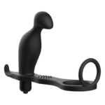 ADDICTED TOYS - PLUG ANAL CON ANILLO SILICONA NEGRO 12 CM - Imagen 4
