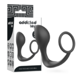 Imagen del artículo erótico ADDICTED TOYS - PLUG ANAL CON ANILLO SILICONA NEGRO de ADDICTED TOYS en la sección JUGUETES BIENESTAR |Anal|Plugs Anales de Millenial Sexshop.