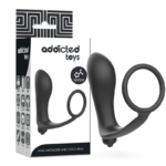 Imagen del artículo erótico ADDICTED TOYS - PLUG ANAL VIBRADOR CON ANILLO PENE de ADDICTED TOYS en la sección JUGUETES BIENESTAR |Juguetes para Hombres|Accesorios para el pene|Anillos Pene|Anillos con Plug de Millenial Sexshop.