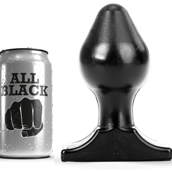 Imagen del artículo erótico ALL BLACK - ANAL PLUG 16X8 CM de ALL BLACK en la sección JUGUETES BIENESTAR |Anal|Plugs Anales de Millenial Sexshop.