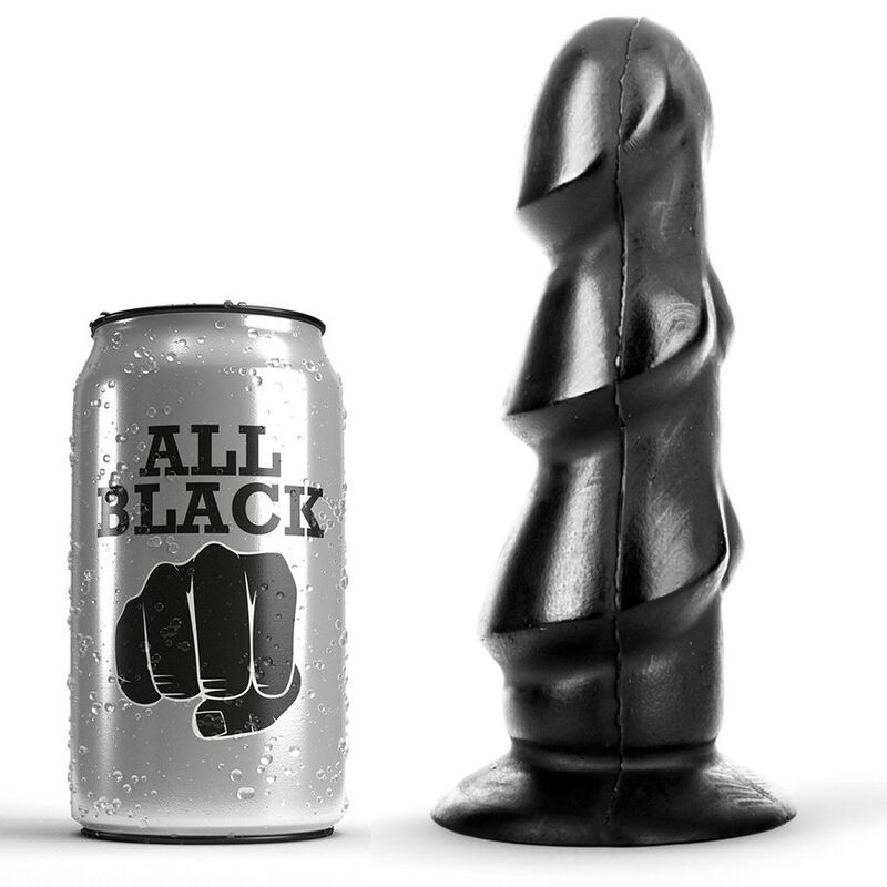 ALL BLACK - DILDO 17 CM-MillenialSexshop-ALL BLACK Imagen del artículo erótico ALL BLACK - DILDO 17 CM de ALL BLACK en la sección JUGUETES BIENESTAR |Anal|Dildos Anales de Millenial Sexshop.