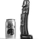 Imagen del artículo erótico ALL BLACK - DILDO 22 CM de ALL BLACK en la sección JUGUETES BIENESTAR |Anal|Dildos Anales de Millenial Sexshop.