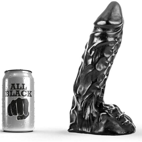 Imagen del artículo erótico ALL BLACK - DILDO 23 CM de ALL BLACK en la sección JUGUETES BIENESTAR |Dildos sin Vibración|Penes realisticos de Millenial Sexshop.