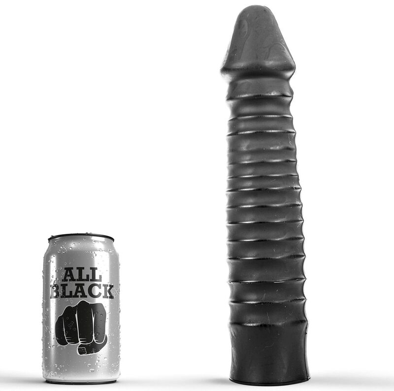 Imagen del artículo erótico ALL BLACK - DILDO 26 CM de ALL BLACK en la sección JUGUETES BIENESTAR |Anal|Plugs Anales de Millenial Sexshop.