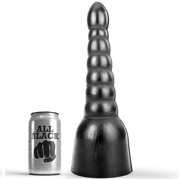 Imagen del artículo erótico ALL BLACK - DILDO 34 CM de ALL BLACK en la sección JUGUETES BIENESTAR |Anal|Plugs Anales de Millenial Sexshop.