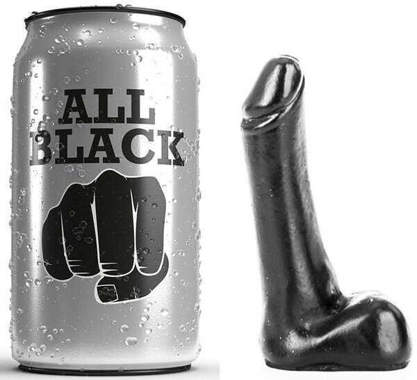 Imagen del artículo erótico ALL BLACK - DILDO 9 CM de ALL BLACK en la sección JUGUETES BIENESTAR |Dildos sin Vibración|Penes realisticos de Millenial Sexshop.