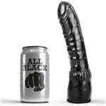 Imagen del artículo erótico ALL BLACK - DILDO NEGRO REALÍSTICO 20 CM de ALL BLACK en la sección JUGUETES BIENESTAR |Dildos sin Vibración|Penes realisticos de Millenial Sexshop.