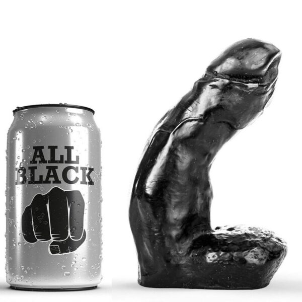 Imagen del artículo erótico ALL BLACK - DILDO REALÍSTICO 15 CM de ALL BLACK en la sección JUGUETES BIENESTAR |Dildos sin Vibración|Penes realisticos de Millenial Sexshop.