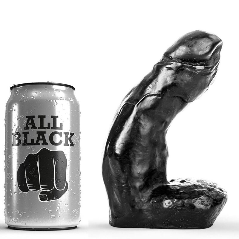Imagen del artículo erótico ALL BLACK - DILDO REALÍSTICO 15 CM de ALL BLACK en la sección JUGUETES BIENESTAR |Dildos sin Vibración|Penes realisticos de Millenial Sexshop.