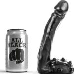 Imagen del artículo erótico ALL BLACK - DILDO REALÍSTICO 19 CM de ALL BLACK en la sección JUGUETES BIENESTAR |Dildos sin Vibración|Dildos Punto G de Millenial Sexshop.