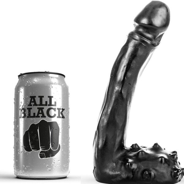 Imagen del artículo erótico ALL BLACK - DILDO REALÍSTICO 19 CM de ALL BLACK en la sección JUGUETES BIENESTAR |Dildos sin Vibración|Dildos Punto G de Millenial Sexshop.