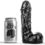 Imagen del artículo erótico ALL BLACK - DONG 19 CM de ALL BLACK en la sección JUGUETES BIENESTAR |Dildos sin Vibración|Penes realisticos de Millenial Sexshop.