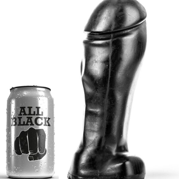 Imagen del artículo erótico ALL BLACK - DONG 22 CM PUNTA ANCHA de ALL BLACK en la sección JUGUETES BIENESTAR |Dildos sin Vibración|Penes realisticos de Millenial Sexshop.