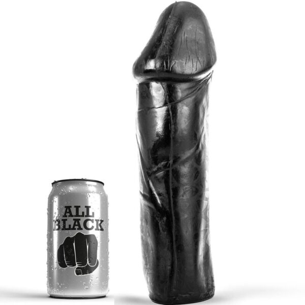 Imagen del artículo erótico ALL BLACK - DONG 28 CM SIN TESTÍCULOS de ALL BLACK en la sección JUGUETES BIENESTAR |Dildos sin Vibración|Penes realisticos de Millenial Sexshop.