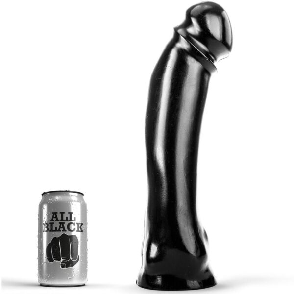 Imagen del artículo erótico ALL BLACK - DONG 33 CM de ALL BLACK en la sección JUGUETES BIENESTAR |Dildos sin Vibración|Penes realisticos de Millenial Sexshop.