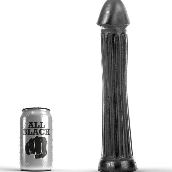 Imagen del artículo erótico ALL BLACK - PLUG DILDO 31 CM de ALL BLACK en la sección JUGUETES BIENESTAR |Dildos sin Vibración|Penes realisticos de Millenial Sexshop.