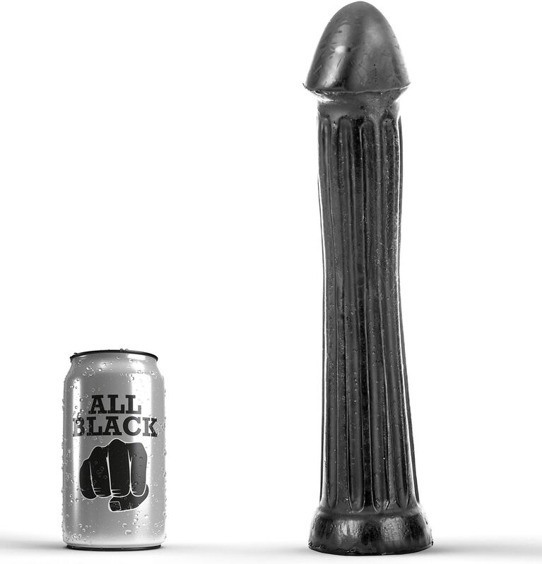 Imagen del artículo erótico ALL BLACK - PLUG DILDO 31 CM de ALL BLACK en la sección JUGUETES BIENESTAR |Dildos sin Vibración|Penes realisticos de Millenial Sexshop.