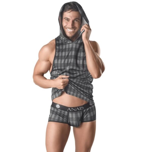 Imagen del artículo erótico ANAIS MEN - AEGIS CAMISETA CON CAPUCHA M de ANAIS MEN ACCESORIES en la sección MODA & LENCERÍA|Lencería Hombre|Camisetas Masculinas de Millenial Sexshop.