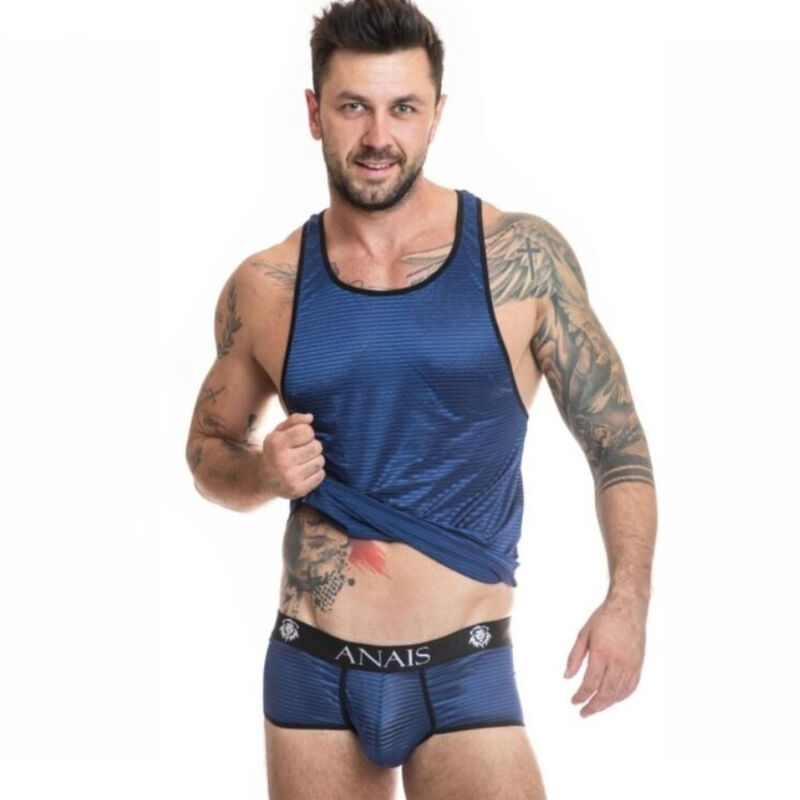 Imagen del artículo erótico ANAIS MEN - NAVAL TOP M de ANAIS MEN ACCESORIES en la sección MODA & LENCERÍA|Lencería Hombre|Camisetas Masculinas de Millenial Sexshop.