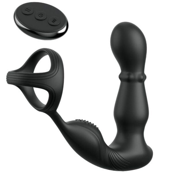 Imagen del artículo erótico ANAL FANTASY ELITE COLLECTION - ANILLO Y MASAJEADOR ANAL VIBRADOR CON CONTROL REMOTO de ANAL FANTASY ELITE COLLECTION en la sección JUGUETES BIENESTAR |Anal|Vibradores Anales de Millenial Sexshop.