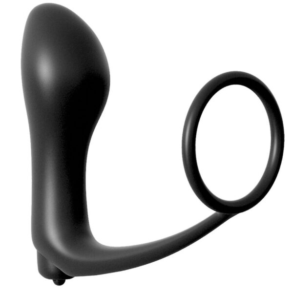 Imagen del artículo erótico ANAL FANTASY ELITE COLLECTION - PLUG VIBRADOR ASS-GASM COCKRING de ANAL FANTASY ELITE COLLECTION en la sección JUGUETES BIENESTAR |Juguetes para Hombres|Masturbadores varios de Millenial Sexshop.