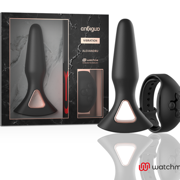 Imagen del artículo erótico ANBIGUO - WATCHME CONTROL REMOTO VIBRADOR PLUG ANAL ALEXANDRU de ANBIGUO en la sección JUGUETES BIENESTAR |Vibradores|Vibradores control remoto de Millenial Sexshop.