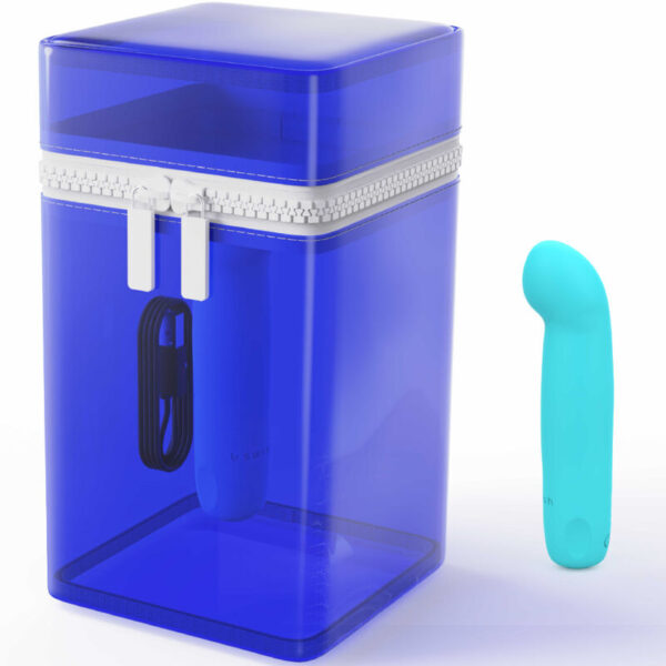 Imagen del artículo erótico B SWISH - BCUTE CURVE INFINITE CLASSIC EDICION LIMITADA VIBRADOR RECARGABLE SILICONA AZUL de B SWISH en la sección JUGUETES BIENESTAR |Vibradores|Vibradores Punto G de Millenial Sexshop.