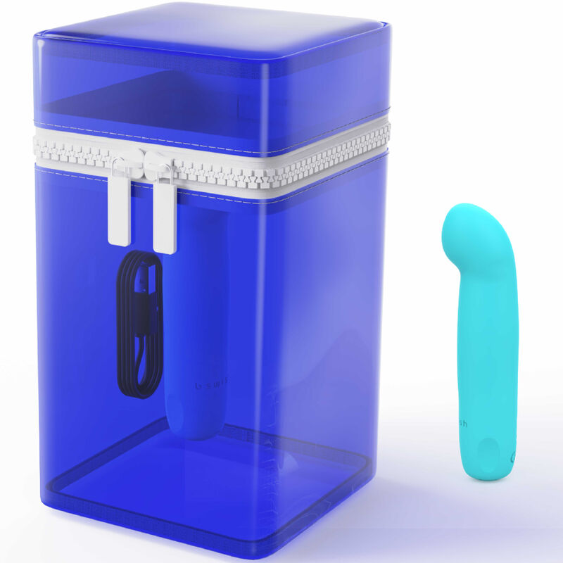 Imagen del artículo erótico B SWISH - BCUTE CURVE INFINITE CLASSIC EDICION LIMITADA VIBRADOR RECARGABLE SILICONA AZUL de B SWISH en la sección JUGUETES BIENESTAR |Vibradores|Vibradores Punto G de Millenial Sexshop.
