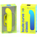 B SWISH - BCUTE CURVE INFINITE CLASSIC VIBRADOR RECARGABLE SILICONA AMARILLO - Imagen 2