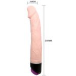 BAILE - ADOUR CLUB VIBRADOR REALÍSTICO 23 CM NATURAL - Imagen 3